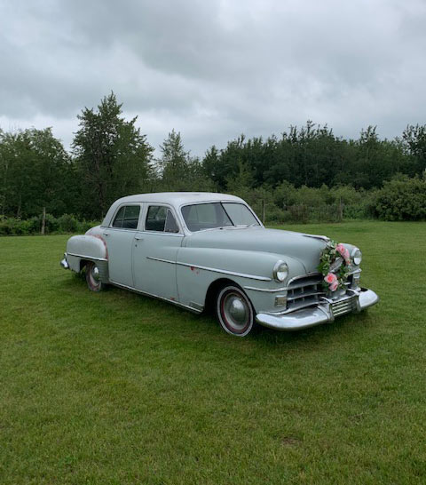 wedding antique car prop